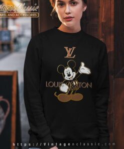 Louis Vuitton Lv Mickey Mouse Fashion Sweatshirt