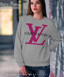 Louis Vuitton LV Pink Logo Sweatshirt