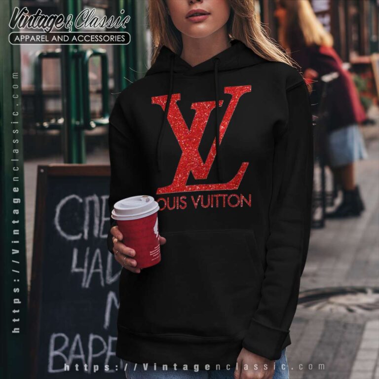 Louis Vuitton Lv Red Logo Hoodie Louis Vuitton Lv Red Logo Hoodie