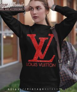 Louis Vuitton Lv Red Logo Sweatshirt
