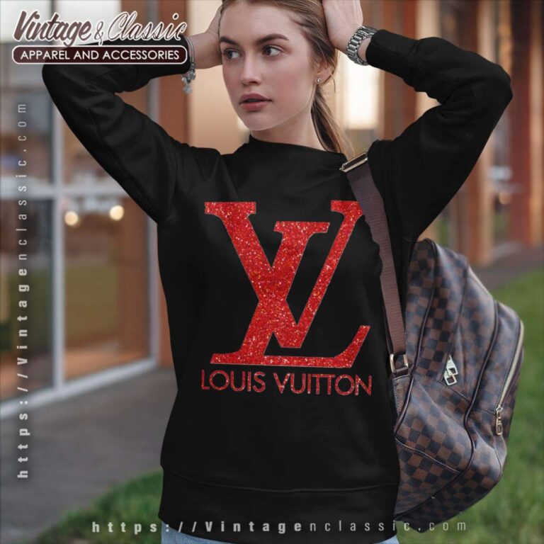Louis Vuitton Lv Red Logo Sweatshirt Louis Vuitton Lv Red Logo Sweatshirt