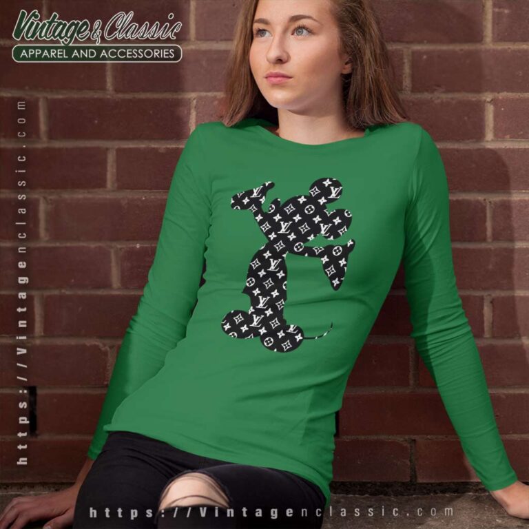 Louis Vuitton Mickey Mouse Disney Long Sleeve Tee Louis Vuitton Mickey Mouse Disney Long Sleeve Tee