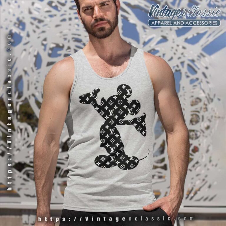 Louis Vuitton Mickey Mouse Disney Tank Top Racerback Louis Vuitton Mickey Mouse Disney Tank Top Racerback
