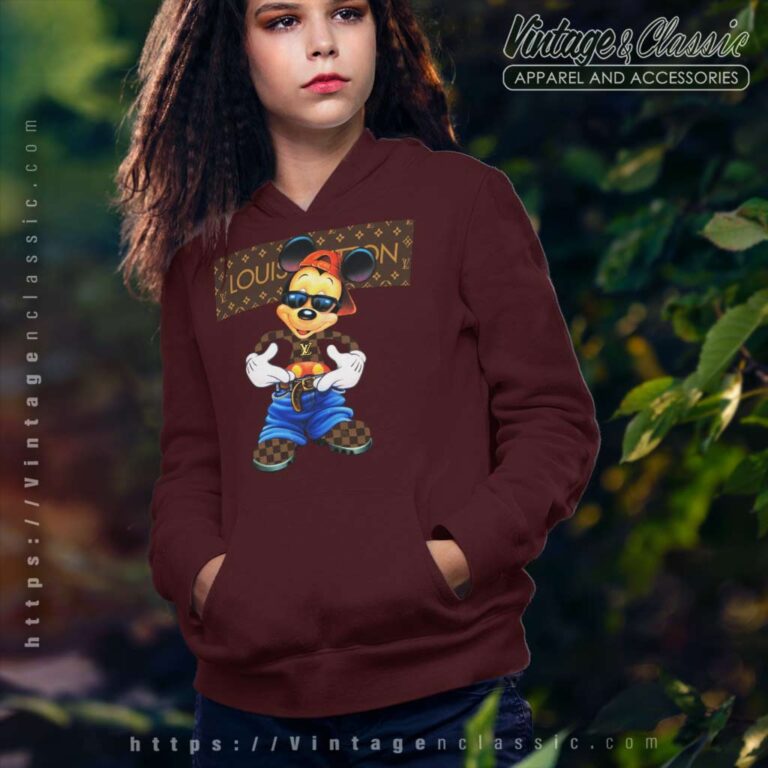 Louis Vuitton Mickey Mouse Funny Hoodie Louis Vuitton Mickey Mouse Funny Hoodie