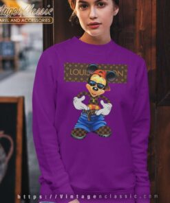 Louis Vuitton Mickey Mouse Funny Sweatshirt