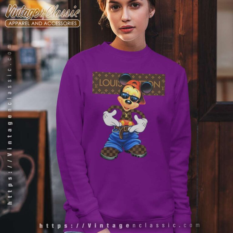 Louis Vuitton Mickey Mouse Funny Sweatshirt Louis Vuitton Mickey Mouse Funny Sweatshirt