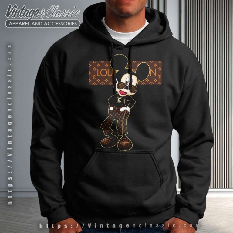 Louis Vuitton Mickey Mouse Stay Stylish Hoodie Louis Vuitton Mickey Mouse Stay Stylish Hoodie