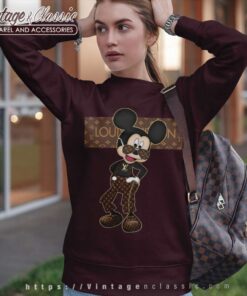 Louis Vuitton Mickey Mouse Stay Stylish Sweatshirt
