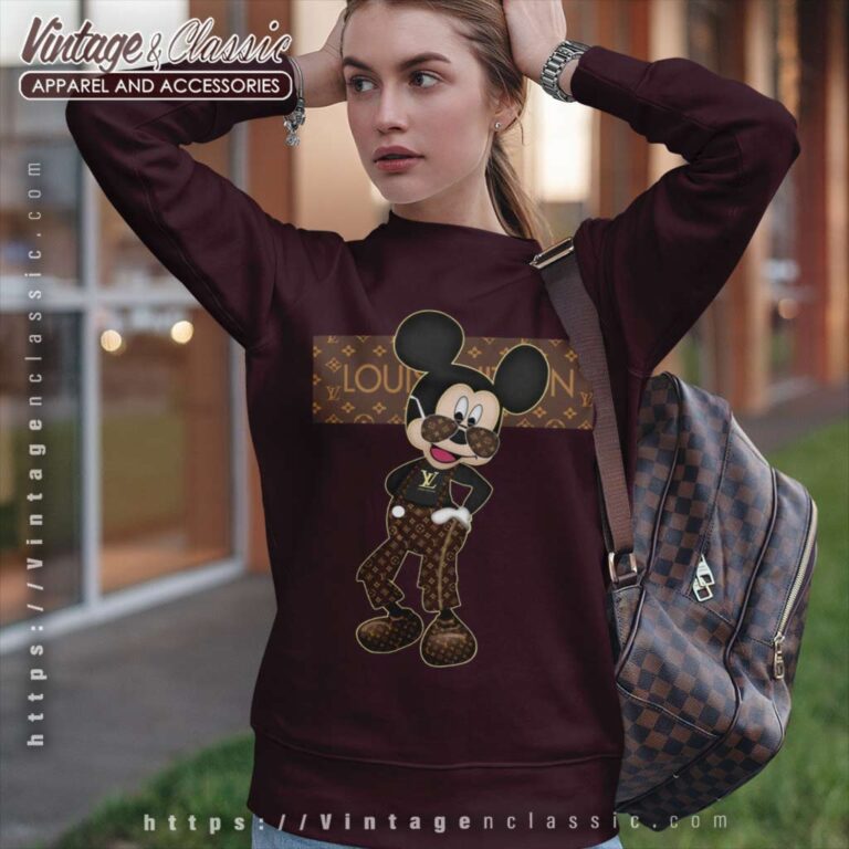 Louis Vuitton Mickey Mouse Stay Stylish Sweatshirt Louis Vuitton Mickey Mouse Stay Stylish Sweatshirt