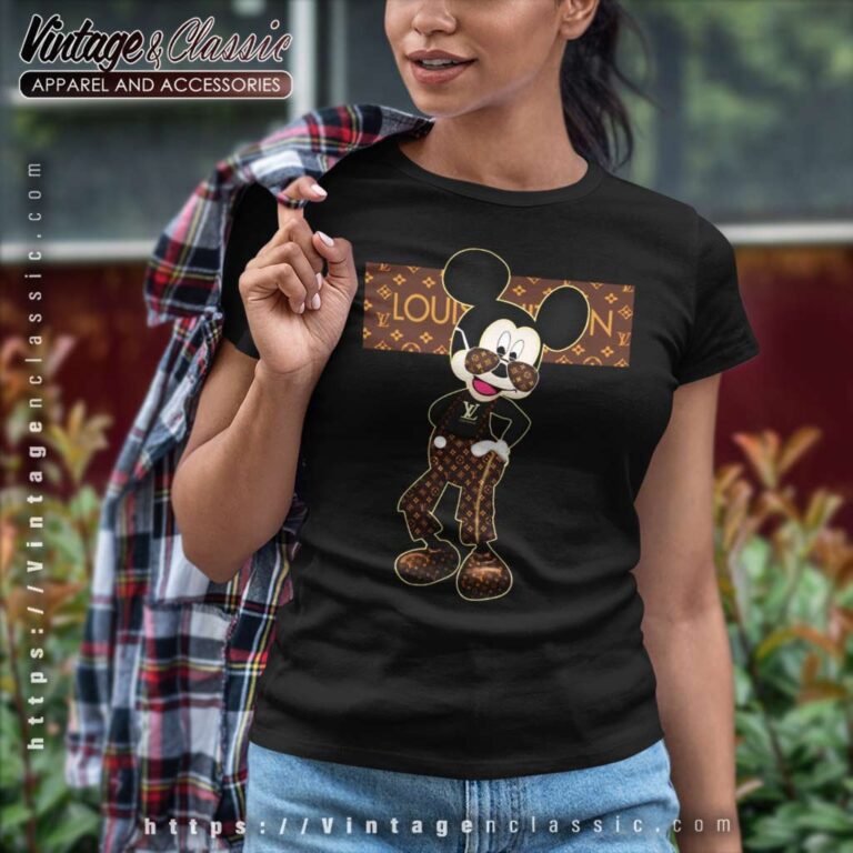 Louis Vuitton Mickey Mouse Stay Stylish Women TShirt Louis Vuitton Mickey Mouse Stay Stylish Women TShirt