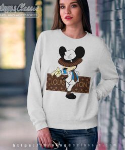 Louis Vuitton Mickey Mouse Fashion Sweatshirt