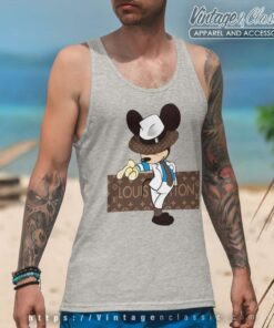 Louis Vuitton Mickey Mouse Fashion Tank Top Racerback