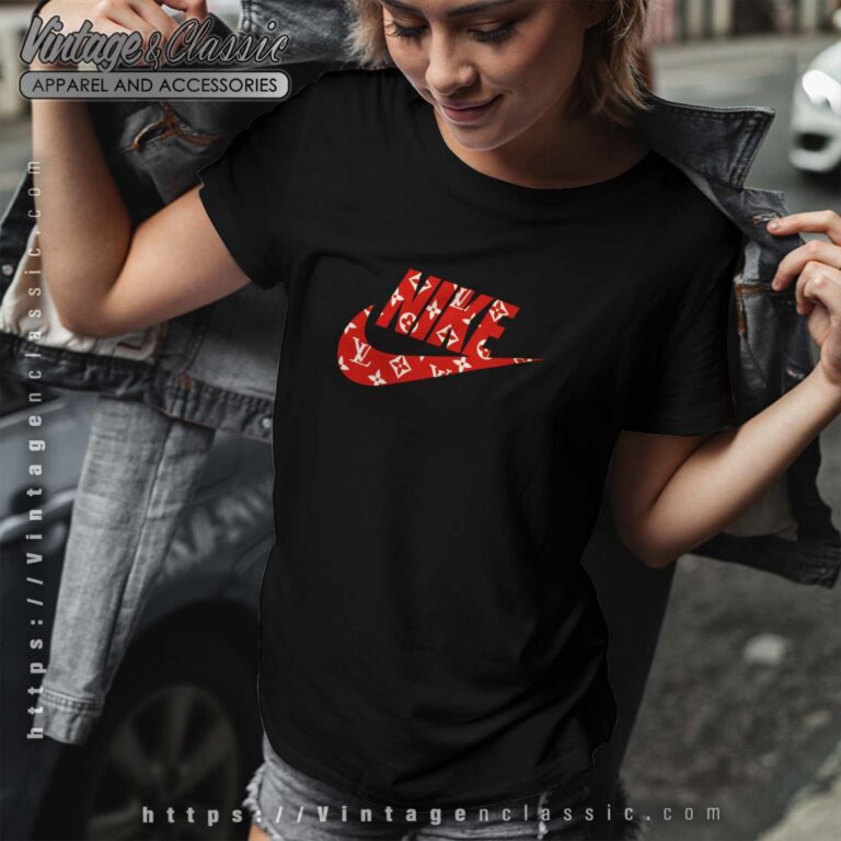 Louis Vuitton Nike Logo Tshirt Women Louis Vuitton Nike Logo Tshirt Women