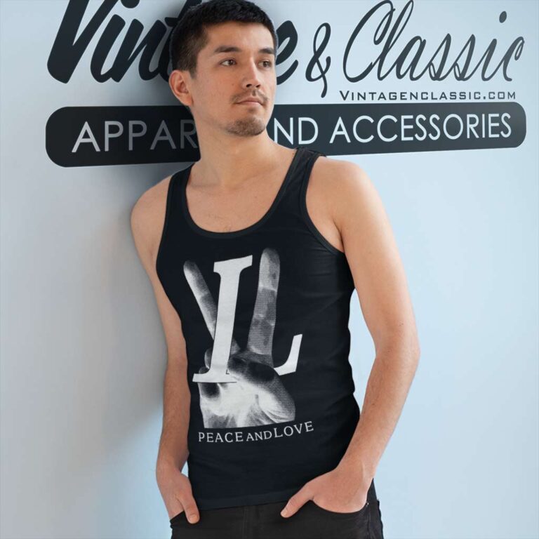 Louis Vuitton Peace And Love Tank Top Racerback Louis Vuitton Peace And Love Tank Top Racerback