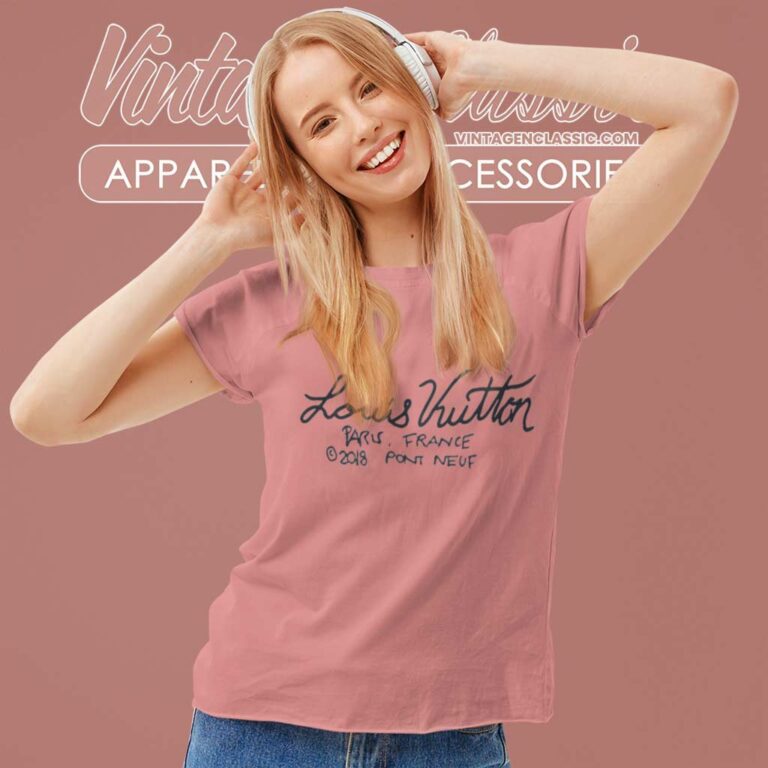 Louis Vuitton Pont Neuf Logo Shirt Women TShirt Louis Vuitton Pont Neuf Logo Shirt Women TShirt