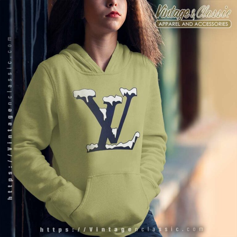 Louis Vuitton Snow Logo Shirt Hoodie Louis Vuitton Snow Logo Shirt Hoodie