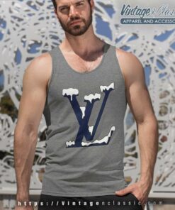 Louis Vuitton Snow Logo Shirt Tank Top Racerback