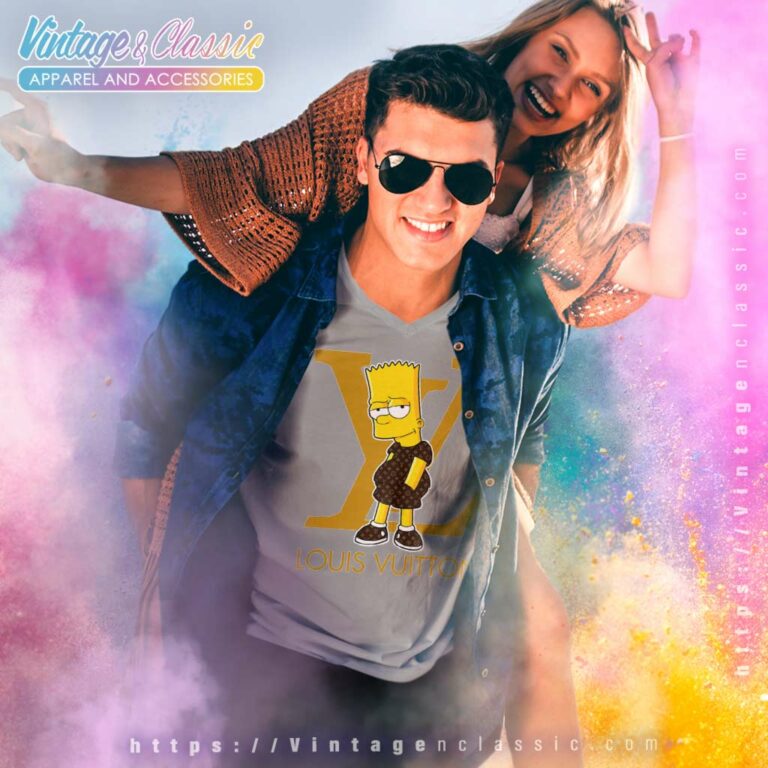 Louis Vuitton Vs Simpsons Shirt V Neck TShirt Louis Vuitton Vs Simpsons Shirt V Neck TShirt