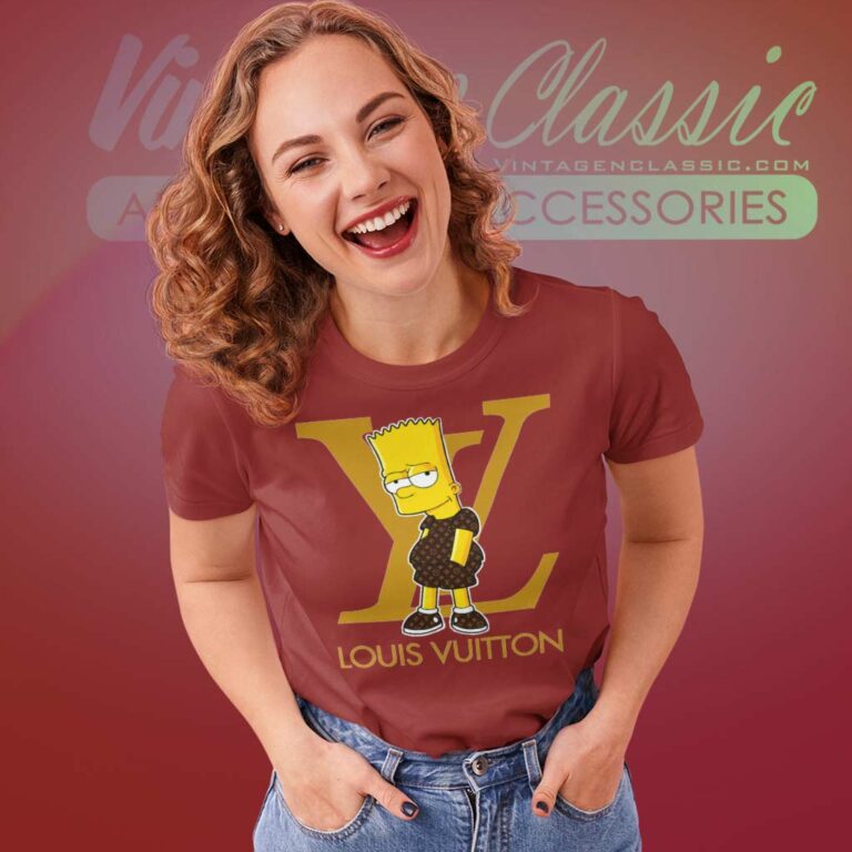 Louis Vuitton Vs Simpsons Shirt Women TShirt Louis Vuitton Vs Simpsons Shirt Women TShirt