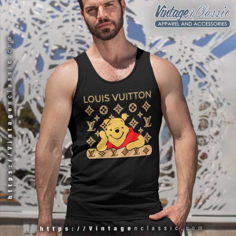 Louis Vuitton Winnie The Pooh Tank Top Racerback Louis Vuitton Winnie The Pooh Tank Top Racerback