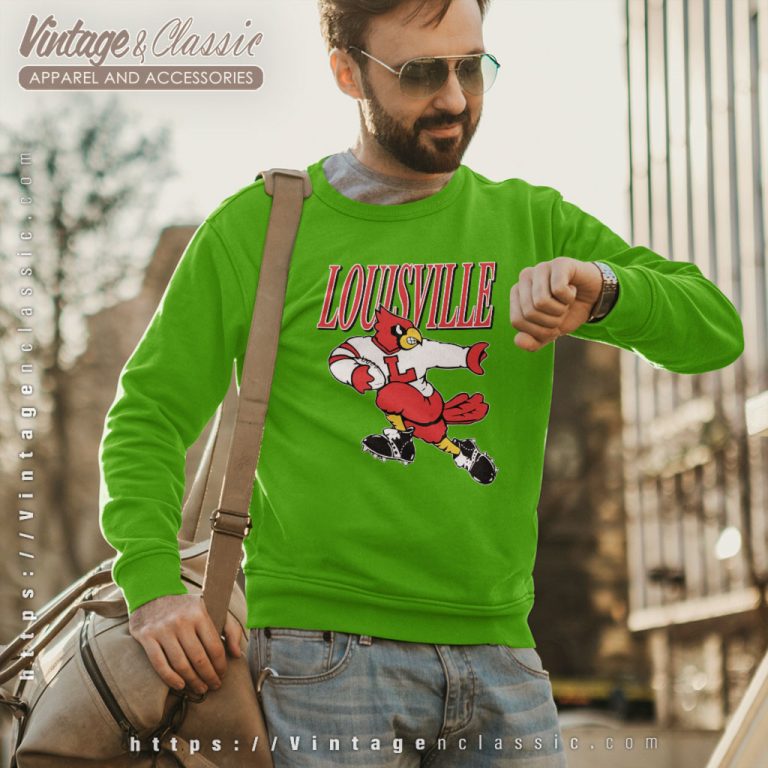 Louisville Cardinals Vintage Football Sweatshirt Louisville Cardinals Vintage Football Sweatshirt
