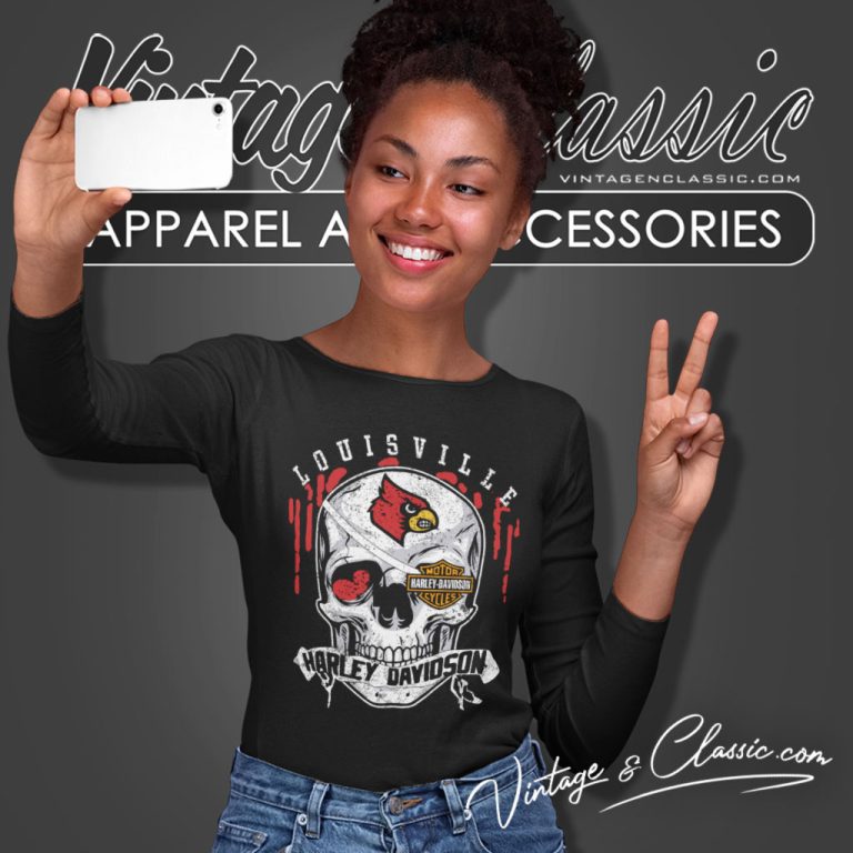 Louisville Harley Davidson Skull Long Sleeve Tee Louisville Harley Davidson Skull Long Sleeve Tee