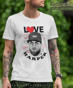 Love Bryce Harper Valentine Philadelphia T Shirt