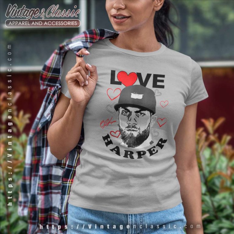 Love Bryce Harper Valentine Philadelphia Women TShirt Love Bryce Harper Valentine Philadelphia Women TShirt