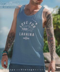 Love For Lahaina Shirt Maui Wildfire Recovery The Rock Oprah Fund Tank Top Racerback