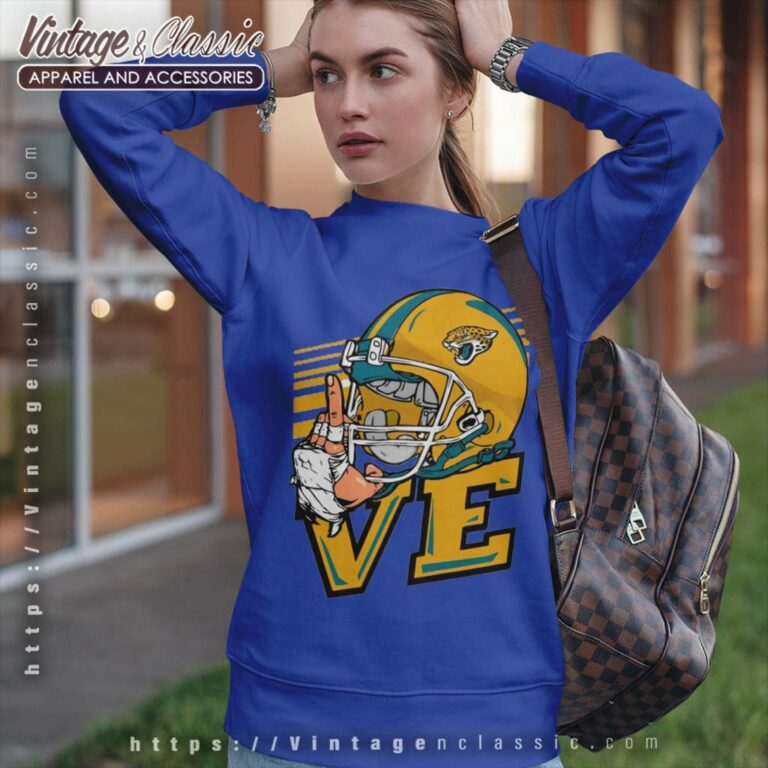 Love Jacksonville Jaguars Nfl Sweatshirt Love Jacksonville Jaguars Nfl Sweatshirt