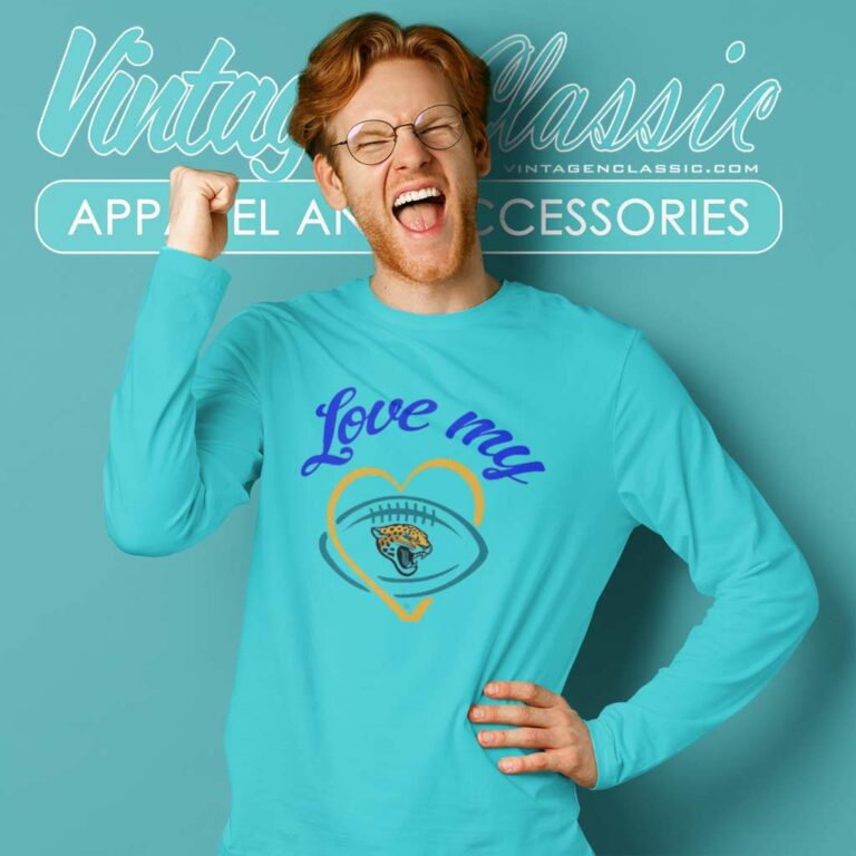 Love My Jacksonville Jaguars Long Sleeve Tee Love My Jacksonville Jaguars Long Sleeve Tee