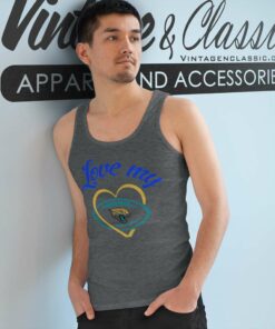Love My Jacksonville Jaguars Tank Top Racerback
