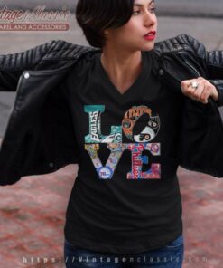 Love Philadelphia Eagles Philadelphia 76ers Philadelphia Phillies Philadelphia Flyers 2023 V Neck TShirt