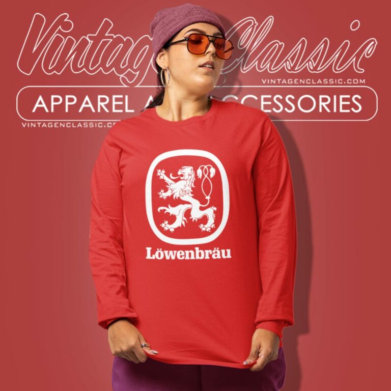 Lowenbrau Beer Logo Long Sleeve Tee Lowenbrau Beer Logo Long Sleeve Tee