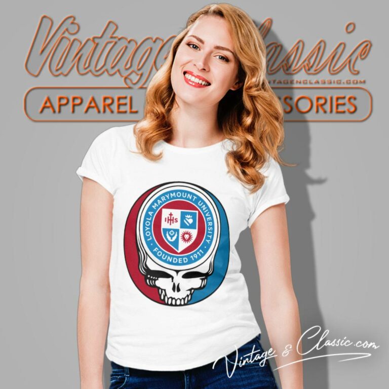 Loyola Marymount University Grateful Dead Steal Your Face Women T Shirt Loyola Marymount University Grateful Dead Steal Your Face Women T Shirt