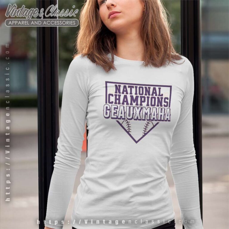 Lsu Cws National Champions Long Sleeve Tee Lsu Cws National Champions Long Sleeve Tee