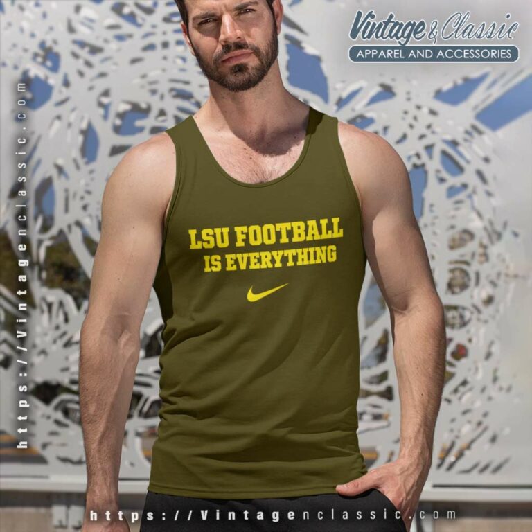 Lsu Football Is Everything Nike Logo Tank Top Racerback Lsu Football Is Everything Nike Logo Tank Top Racerback