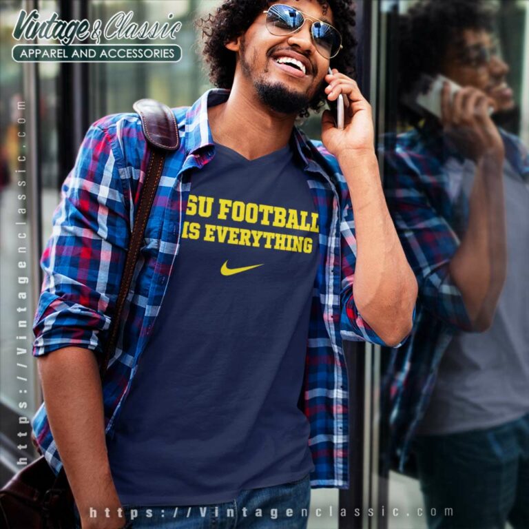 Lsu Football Is Everything Nike Logo V Neck TShirt Lsu Football Is Everything Nike Logo V Neck TShirt