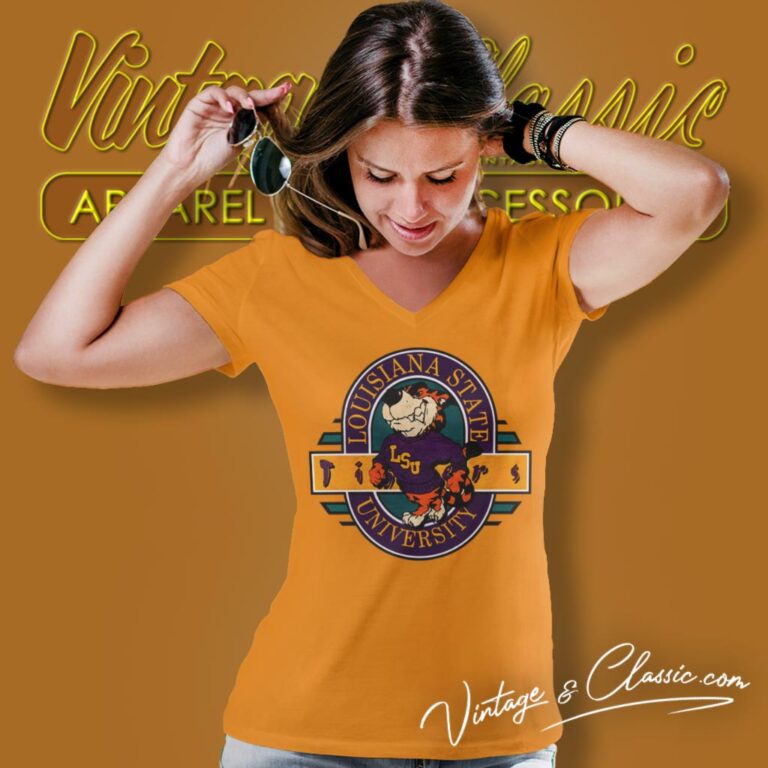 Lsu Louisiana State University Tigers V Neck TShirt Lsu Louisiana State University Tigers V Neck TShirt