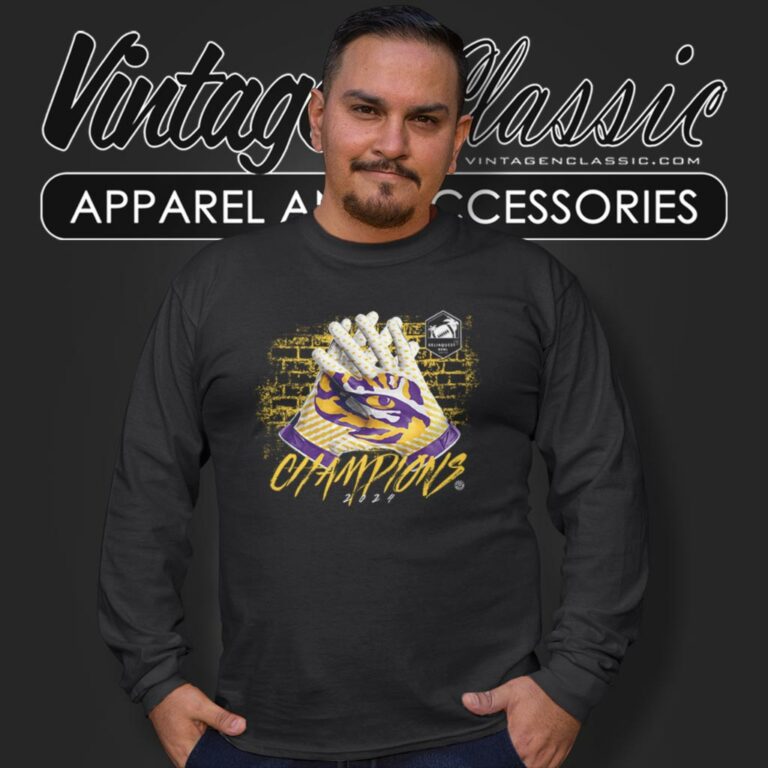 Lsu Tigers 2023 2024 Reliaquest Bowl Champions Gloves Long Sleeve Tee Lsu Tigers 2023 2024 Reliaquest Bowl Champions Gloves Long Sleeve Tee