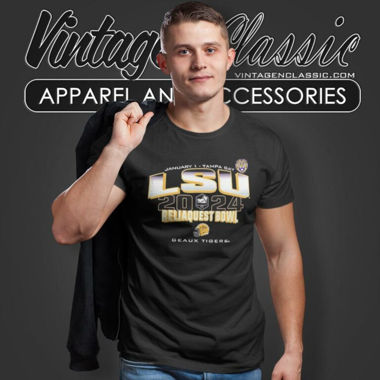 Lsu Tigers 2024 Reliaquest Bowl Geaux Tigers T Shirt Lsu Tigers 2024 Reliaquest Bowl Geaux Tigers T Shirt