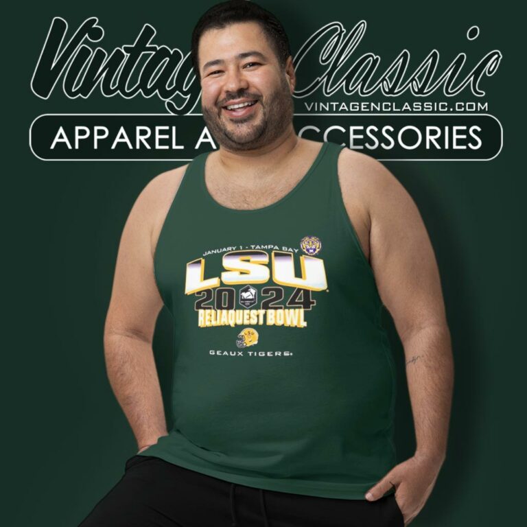 Lsu Tigers 2024 Reliaquest Bowl Geaux Tigers Tank Top Racerback Lsu Tigers 2024 Reliaquest Bowl Geaux Tigers Tank Top Racerback