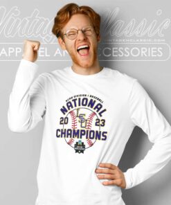Lsu Tigers Champion 2023 Ncaa Long Sleeve Tee