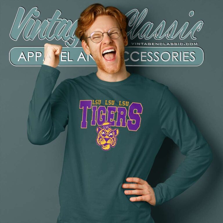 Lsu Tigers Champion Logo Long Sleeve Tee Lsu Tigers Champion Logo Long Sleeve Tee
