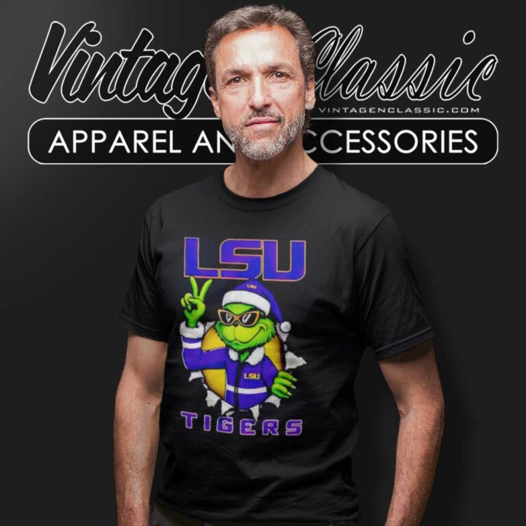 Lsu Tigers Grinch Christmas T Shirt Lsu Tigers Grinch Christmas T Shirt