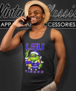 Lsu Tigers Grinch Christmas Tank Top Racerback