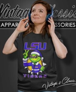 Lsu Tigers Grinch Christmas Women TShirt