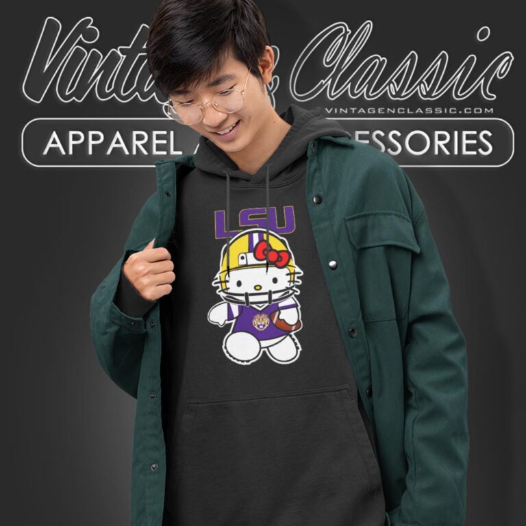 Lsu Tigers Hello Kitty Hoodie Lsu Tigers Hello Kitty Hoodie