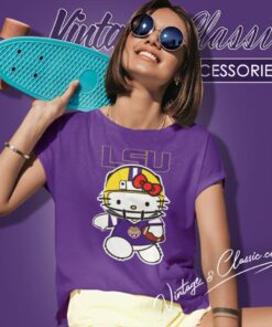 Lsu Tigers Hello Kitty Women T Shirt