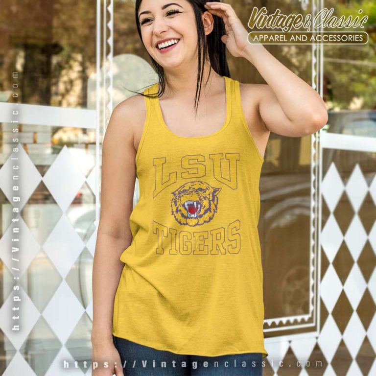 Lsu Tigers Shirt Louisiana State University Tank Top Racerback Lsu Tigers Shirt Louisiana State University Tank Top Racerback
